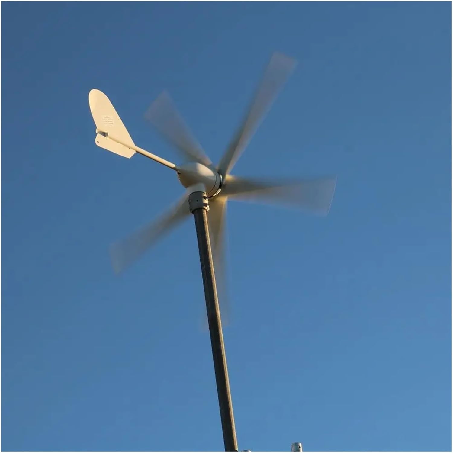 Wind Turbines, 500W Wind Turbine Generator with 3 Blade 2.5m/s Low Wind Speed Starting Wind Turbines(5 Blades,48V)