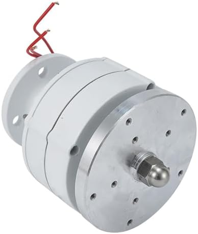 12000W Wind Turbine Generator for Home & Street Lighting, 12V/24V, 5-Blade Low RPM Windmill with Controller, Efficient & Stylish Red Design for Renewable Energy Solutions