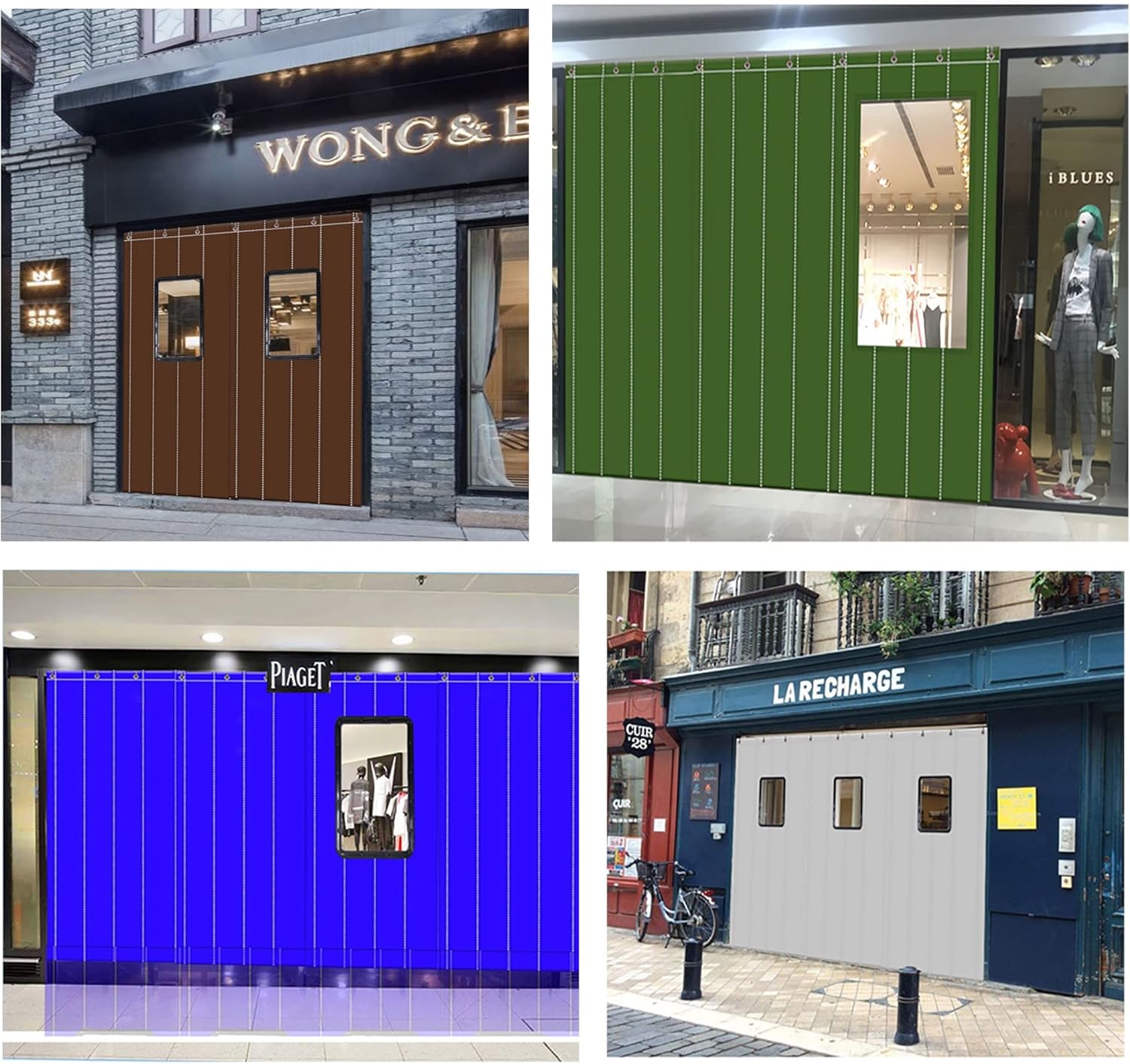 Door Curtains,PU Leather Thermal Insulated Door Curtain,Curtain for Door Window,Temporary Door for Hallway,Thermal Insulated Door Curtain,for Air Conditioner Room,Heater Room, Living Room