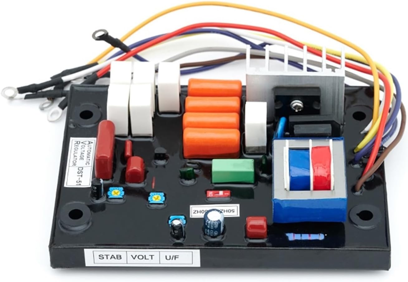 Automatic Voltage Regulator DST-51 DST-51-DFKV AVR Generator Automatic Voltage Regulator Stabilizer for Generator Control Module Adjustable Spare Part