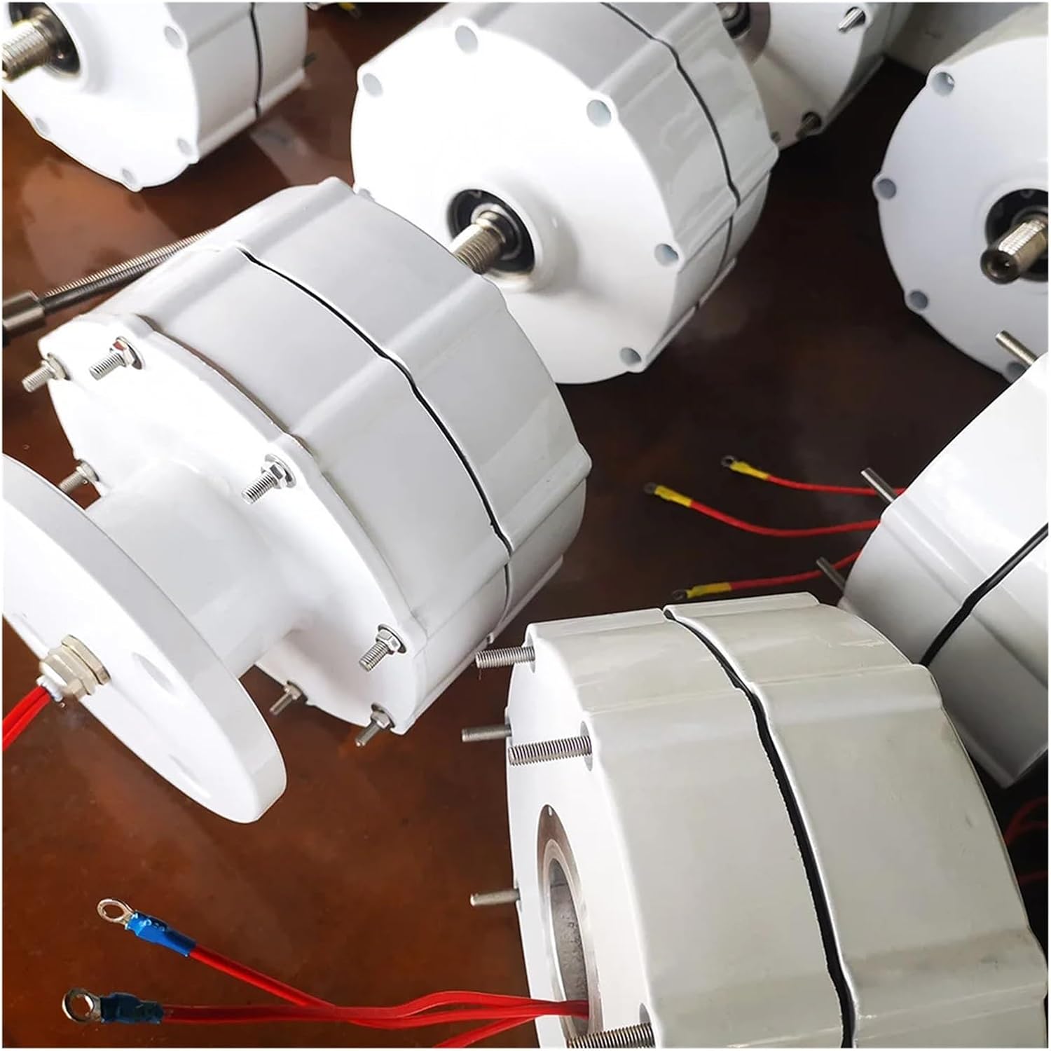 2000W Wind Turbine Generator 24V 48V Gearless Permanent Magnet Generator for Low Speed Household Use in Wind Turbines and Water Turbines Industrial Energy(with Base,12V_2000W 300RPM)