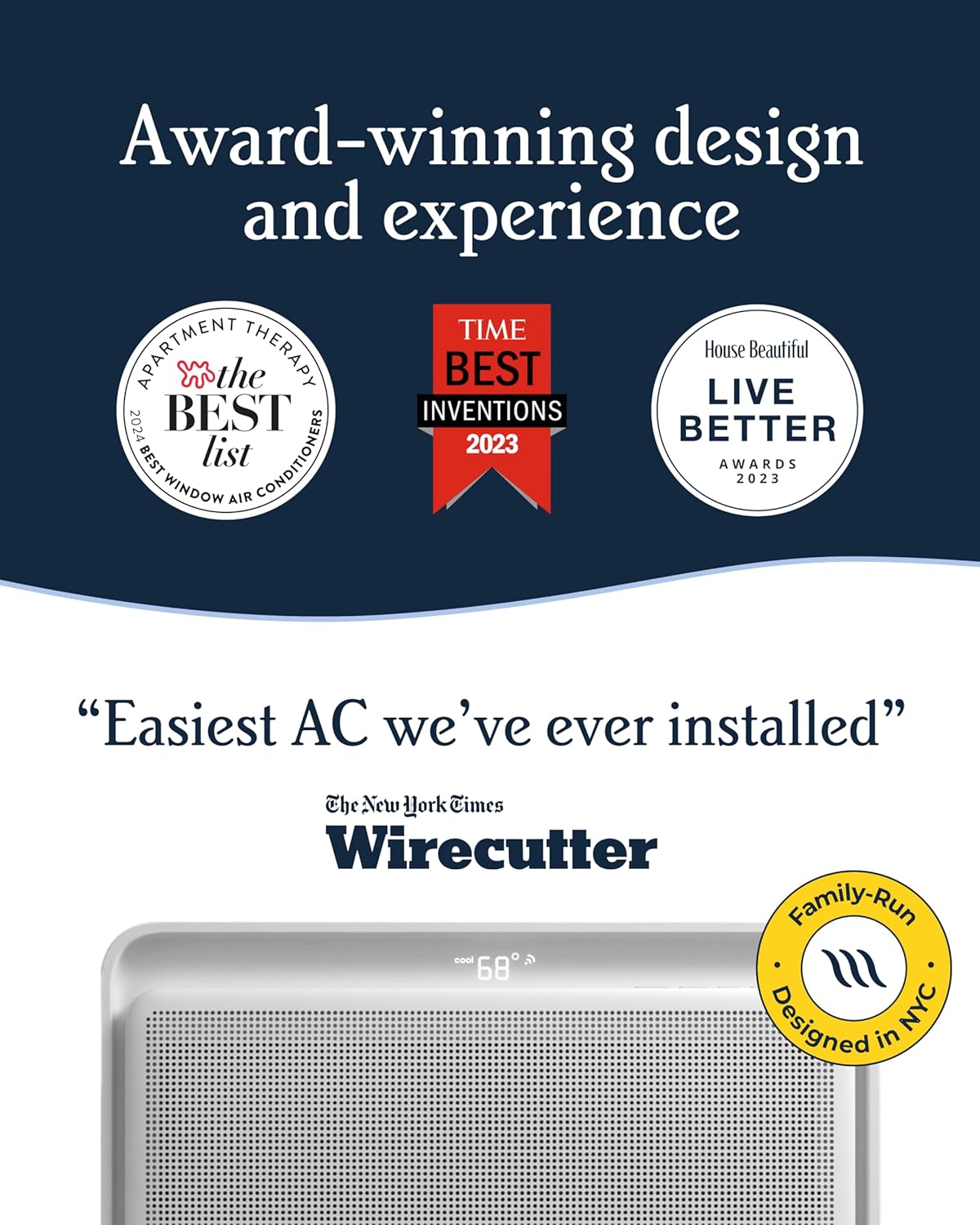Windmill Window Air Conditioner - Quiet & Smart, Easy Install, Voice-Enabled, Remote & App Control AC Unit - 10,000 BTU Inverter w/WhisperTech
