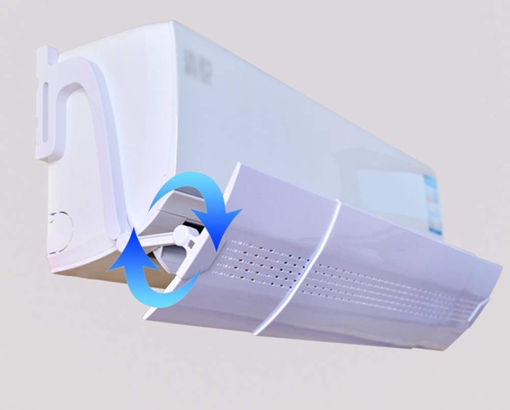 Adjustable Air Conditioner Deflector Confinement Air Deflector Outlet Air Wing Air Cooled Anti Blast Baffle Wind Direction Telescopic Windshield for Home
