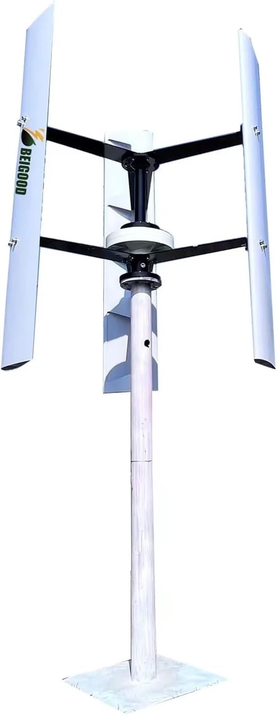 Wind Turbines, Vertical Wind Turbine 8000w 12v/24v/48v Maglev nerator Low Wind Speed Start Free Energy 3 Phase AC Windmill for Home Use(12V)
