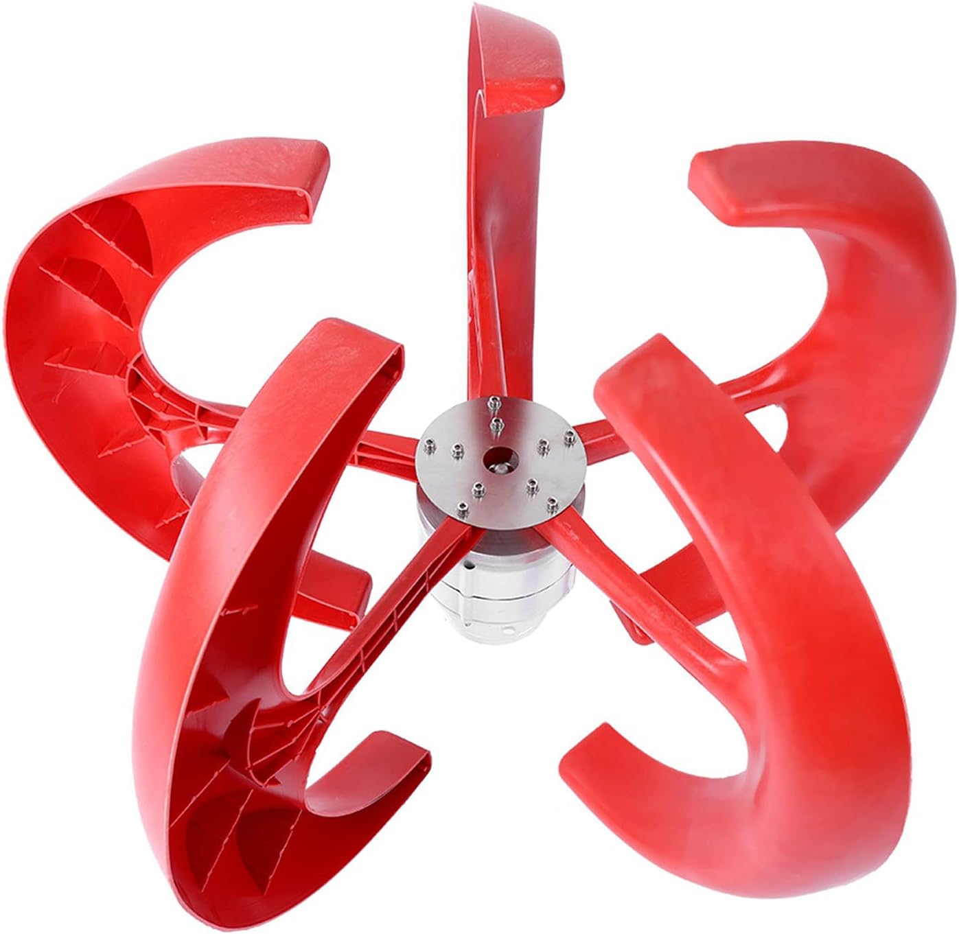 Keenso 600W DC12V Wind Turbine Kit Quality Motor Wind Generator for OffGrid Power Supply (Red)