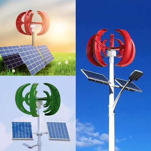 6000W Wind Turbine Generator for Home - Low RPM Magnetic Levitation Windmill with Controller, 24V Eco-Friendly Electricity Generator for Sustainable Energy Solutions
