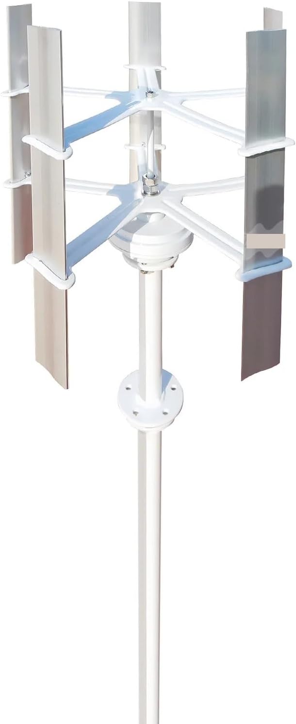 30W 12V 5 Blades Mini Vertical Axis Wind Turbine 500r/m Small Windmill Wind Turbine Generator Industrial Energy(12V_30W)