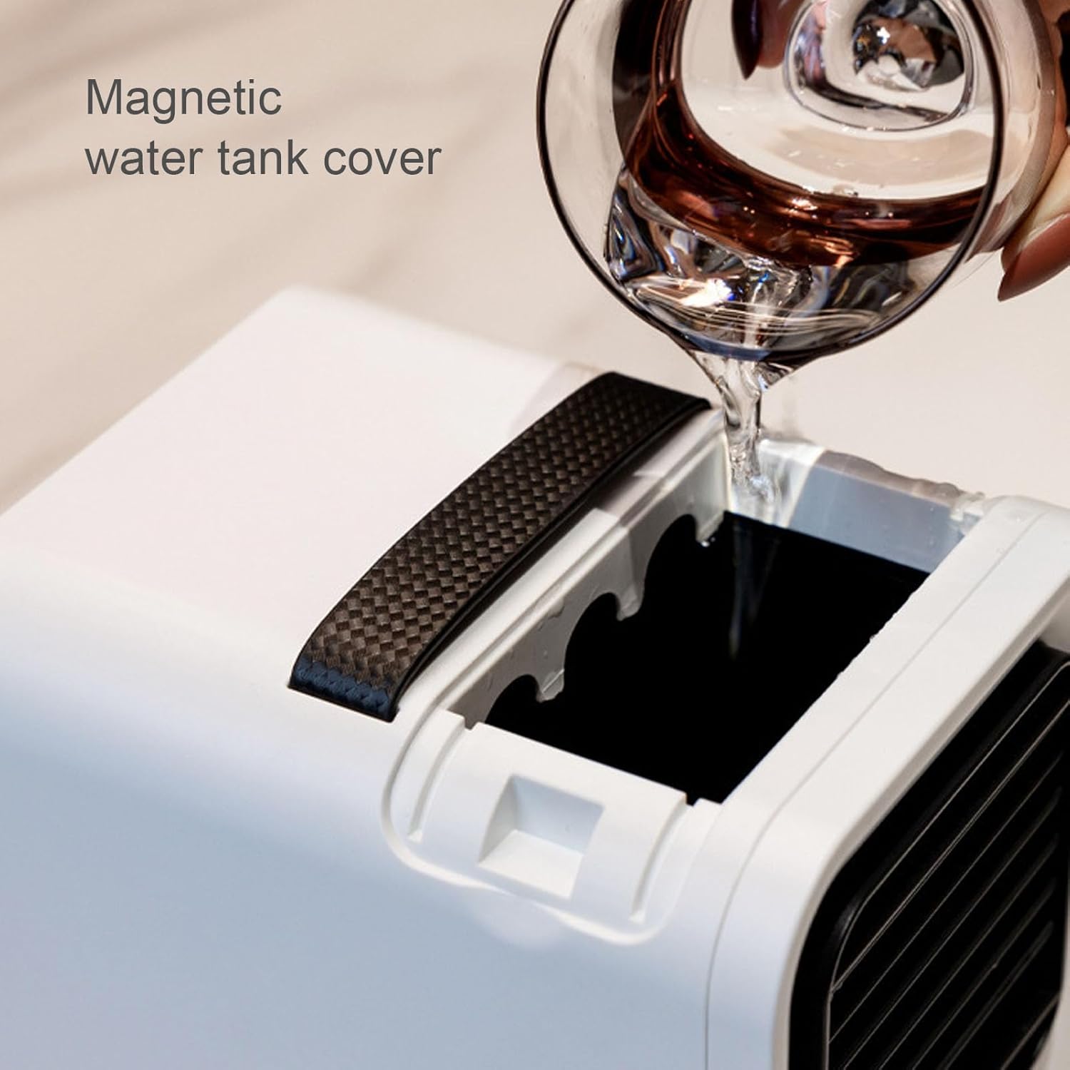 Marhynchus USB Personal Air Cooler Portable Air Conditioner Cooling Fan with 1000ml Adjustable Wind Speed 1-99 Levels for Room Home Office Garage