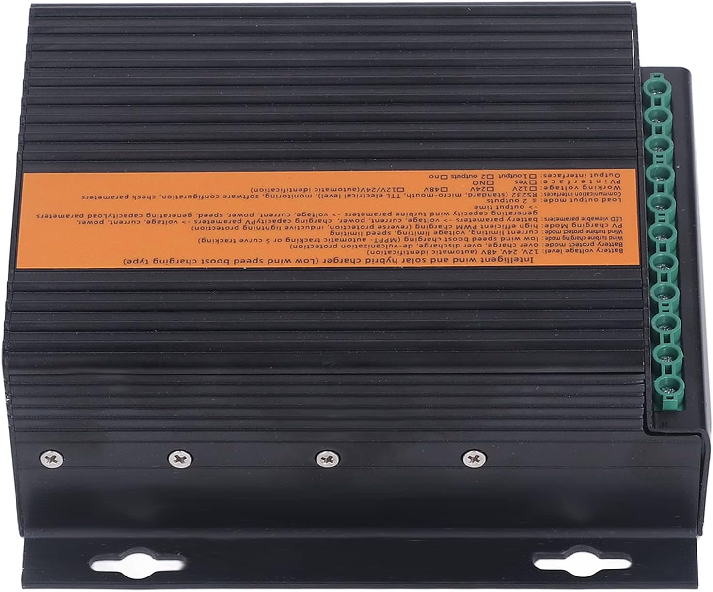 Wind Solar Hybrid Controller 200W PV Power 24V Waterproof Insulation - Multi Protections, MPPT Boost, Ideal for Panels and Wind Turbines (1000W Wind Power)