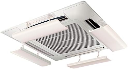 AIR WING Pro, Angle Adjustable Air Conditioner Deflector helps Cooling/Heating Air Circulation, Anti Blast, Wind Baffle and Direction, Anti-Condensation (Ivory, Set of 2)