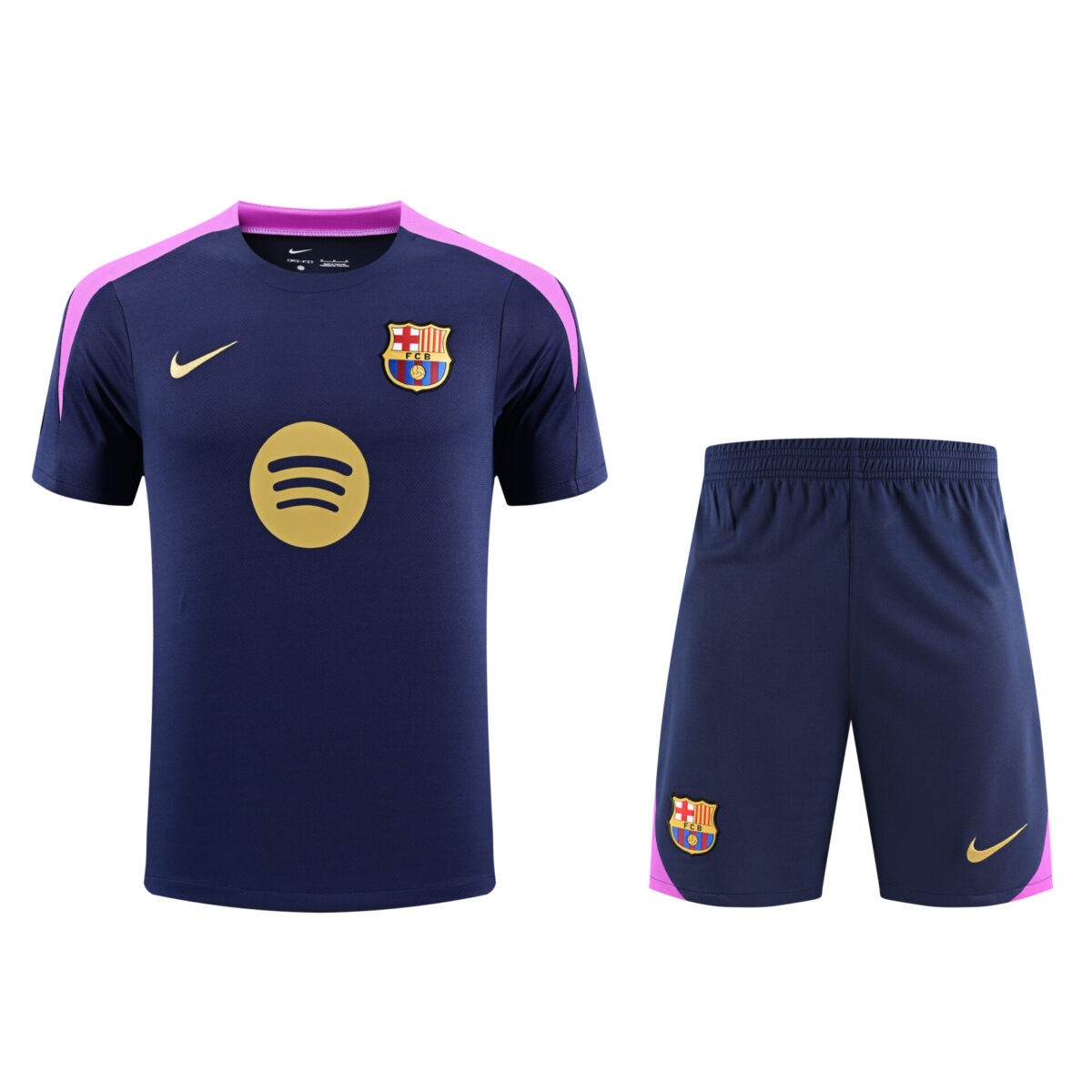 Conjunto de calentamiento FC Barcelona azul oscuro y morado - NewNow