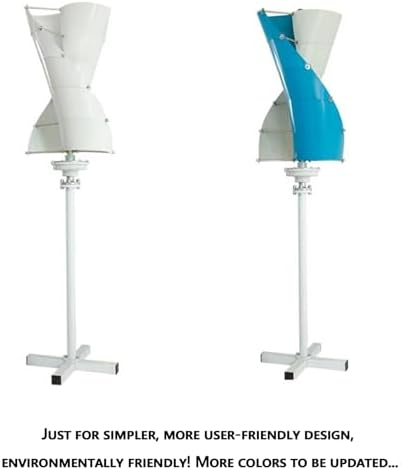 2KW Vertical Axis Wind Turbine Generator for Off-Grid, Marine & RV Use, Efficient Power Generation with Low Start-Up Wind Speed, 12V/24V Compatible, Renewable Energy Solution