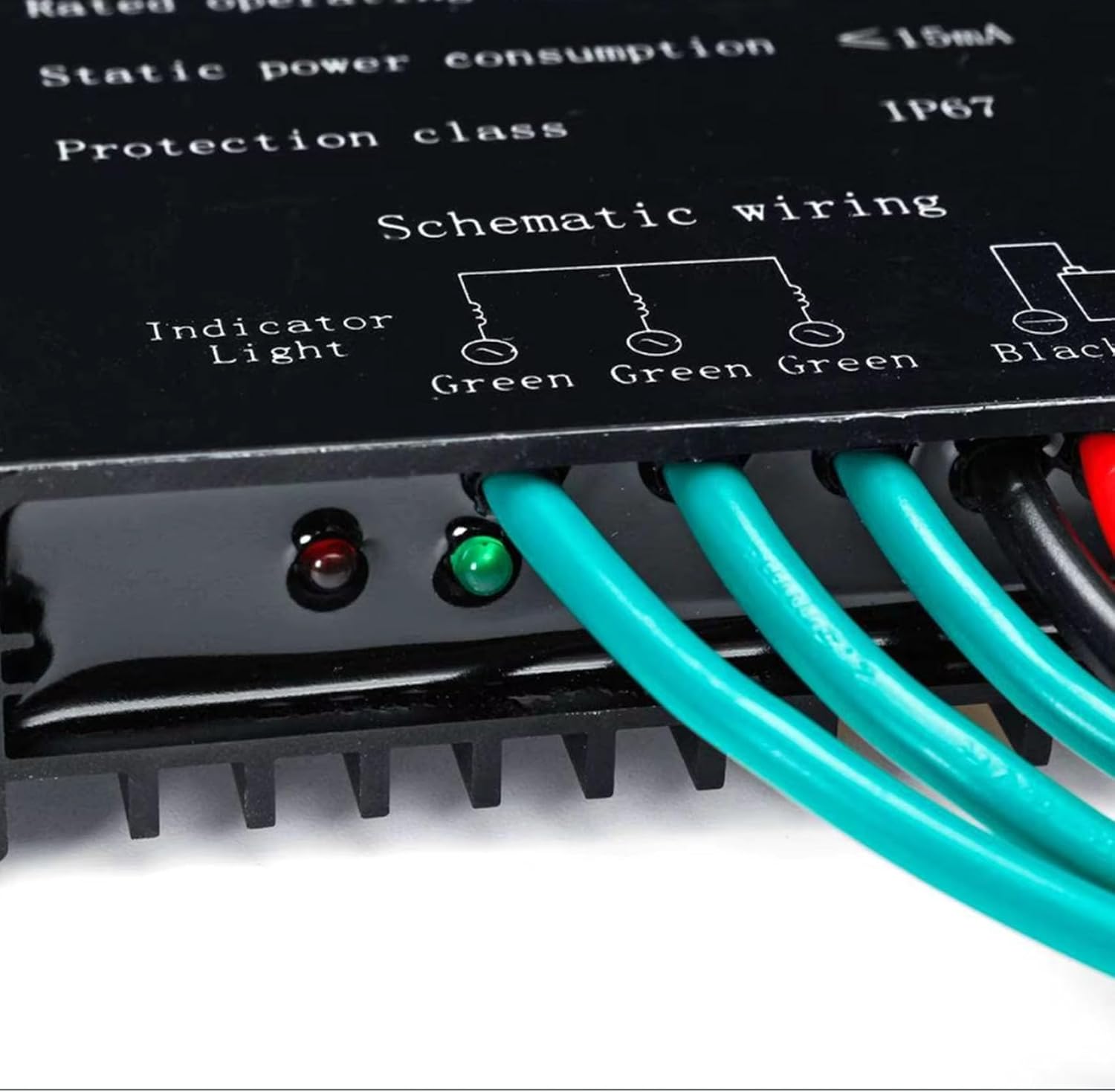 12000W Waterproof Wind Turbine Charge Controller Low Wind Speed DC 12V 24V 48V 220V Wind Generator Battery Charge Controller for Wind Turbine and The Battery,Black,12V