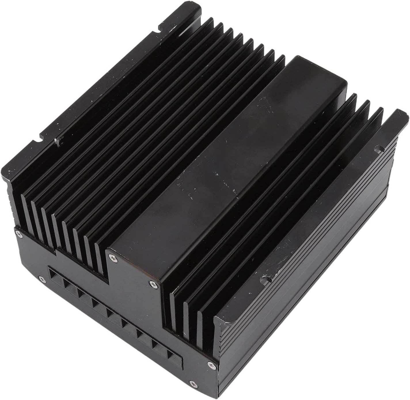 Wind Solar Hybrid Controller 12V 24V PWM Charging LCD Display Universal for Off Grid Generation Systems Aluminum Alloy Blue 148x162x85mm