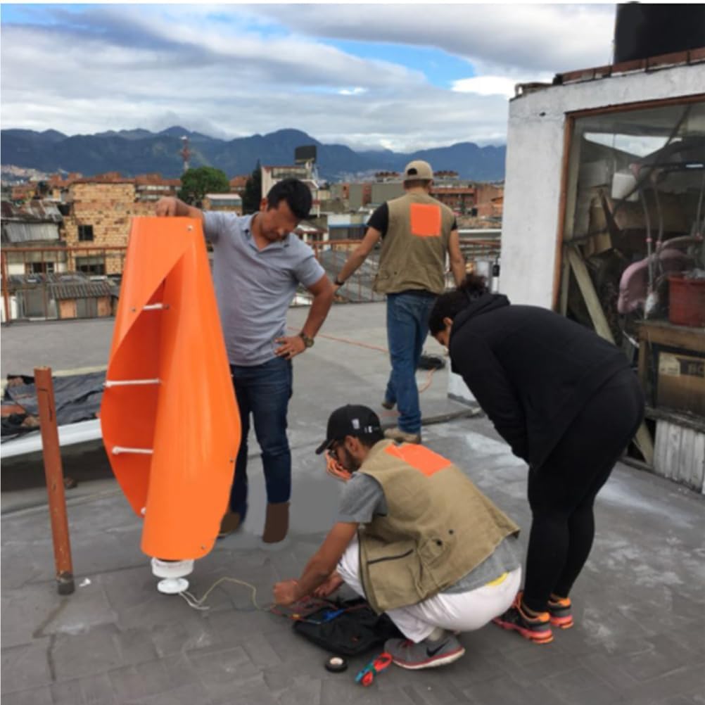 24v,12V 24V 48V 220V Vertical Axis Efficient Wind Turbine Generator for Home Use,16000W Small Household Windmill with MPPT Controller