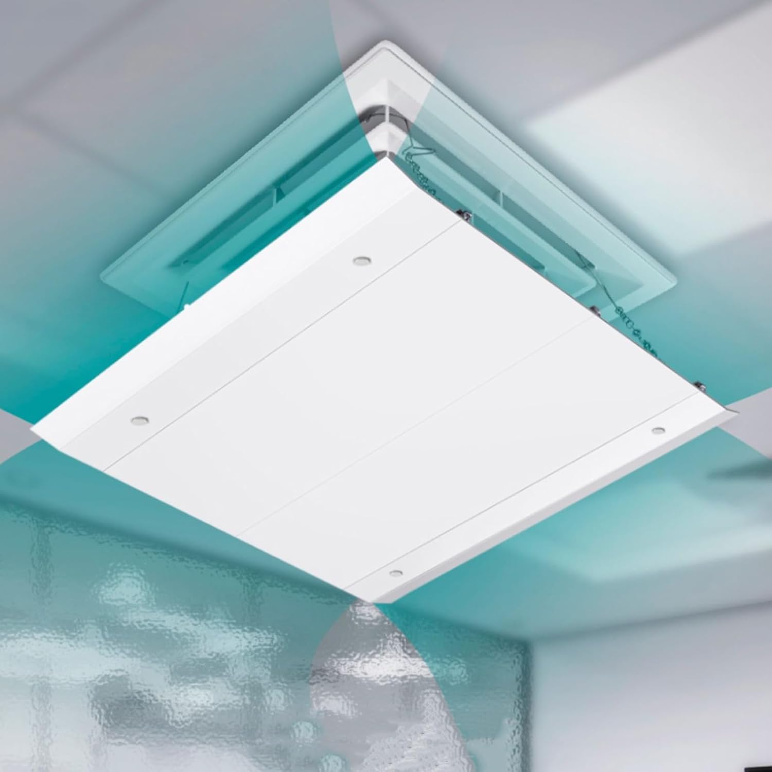 Air Conditioner Deflector Air Vent Deflector Air Deflector Outlet,Cooled Baffle Wind Direction Telescopic for Home