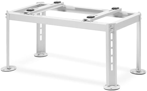 Della Mini Split Ground Stand for 9000-18000 BTU Ductless Air Conditioners Heat Pumps System & HVAC, Heavy Duty Steel Powder Coated, Adjustable Width Mini Split Condenser Stand, Max Load: 396 LBS