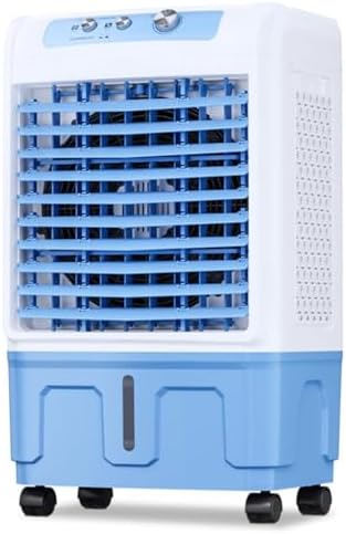 Portable Air Conditioner with 3 Speeds, 120° Oscillation, Large Water Tank, Ice Box Cooling, Quiet Air Cooler for Bedroom, Kitchen, and Rooms(84cm)