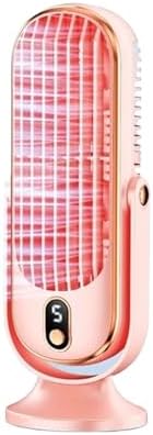 Portable Air Conditioner, Small Air Conditioner Degree Adjustable Charge Large Air Conditioner,Desktop Fan for Home Outdoors(Pink)