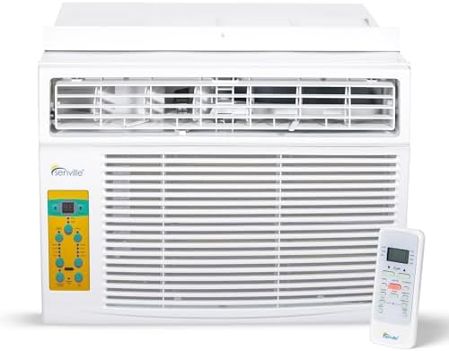 Senville 10,000 BTU Window Air Conditioner, Cools Up to 450 Sq. Ft., Easy to Use, Washable Filter