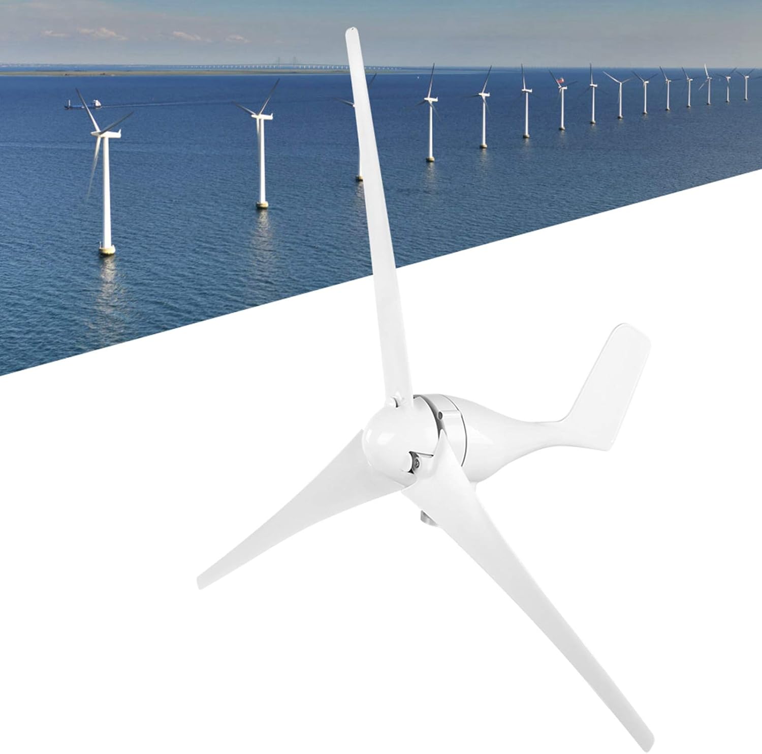 Hyuduo Wind Generator, 800W 5 Blade Small Wind for Marine Home Charging, Garden Street Lights,Dynamo (12V)