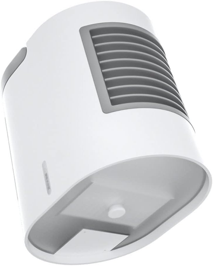 Mini Air Conditioner, Evaporative Air Cooler, USB Powered Mini Cooler w/Humidifier, 3 Speeds, Desktop Portable Air Conditioners for Room/Office/Car (Color : Gray)