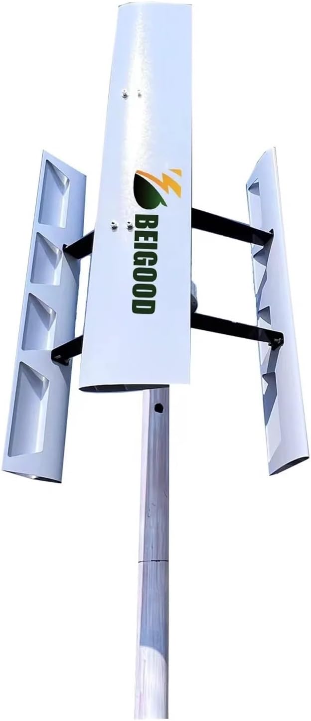 Wind Turbines, Vertical Wind Turbine 8000w 12v/24v/48v Maglev nerator Low Wind Speed Start Free Energy 3 Phase AC Windmill for Home Use(12V)