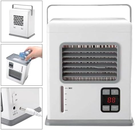 Portable Air Conditioner Air Cooling Fan Evaporative Air Cooler Fan Personal Quiet USB Water Cooling Fan for Bedroom Desk Car