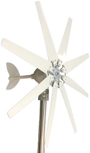 13000W Wind Turbine Generator Kit - 12V/24V/48V Home Windmill System, High-Efficiency Alternative Energy Solution, Ideal for Off-Grid Power Generation, Compact Design.