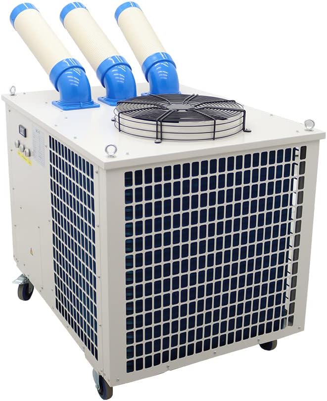 220V Commercial Industrial Air Conditioner Portable Industrial Spot Cooler 3150W Mobile Air Conditioner 1550m³/h 29800BTU