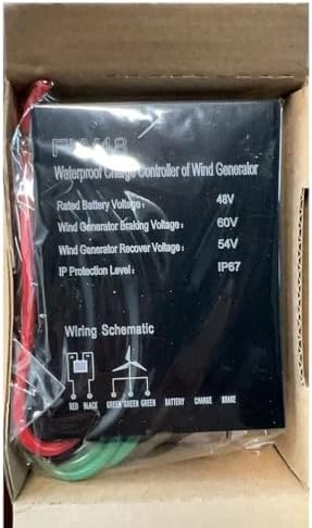 Portable Wind Turbine MPPT Charge Controller 10000W, IP68 Waterproof, 12V/24V/48V for Wind and Solar Generator, High Efficiency DC MPPT Power Regulator