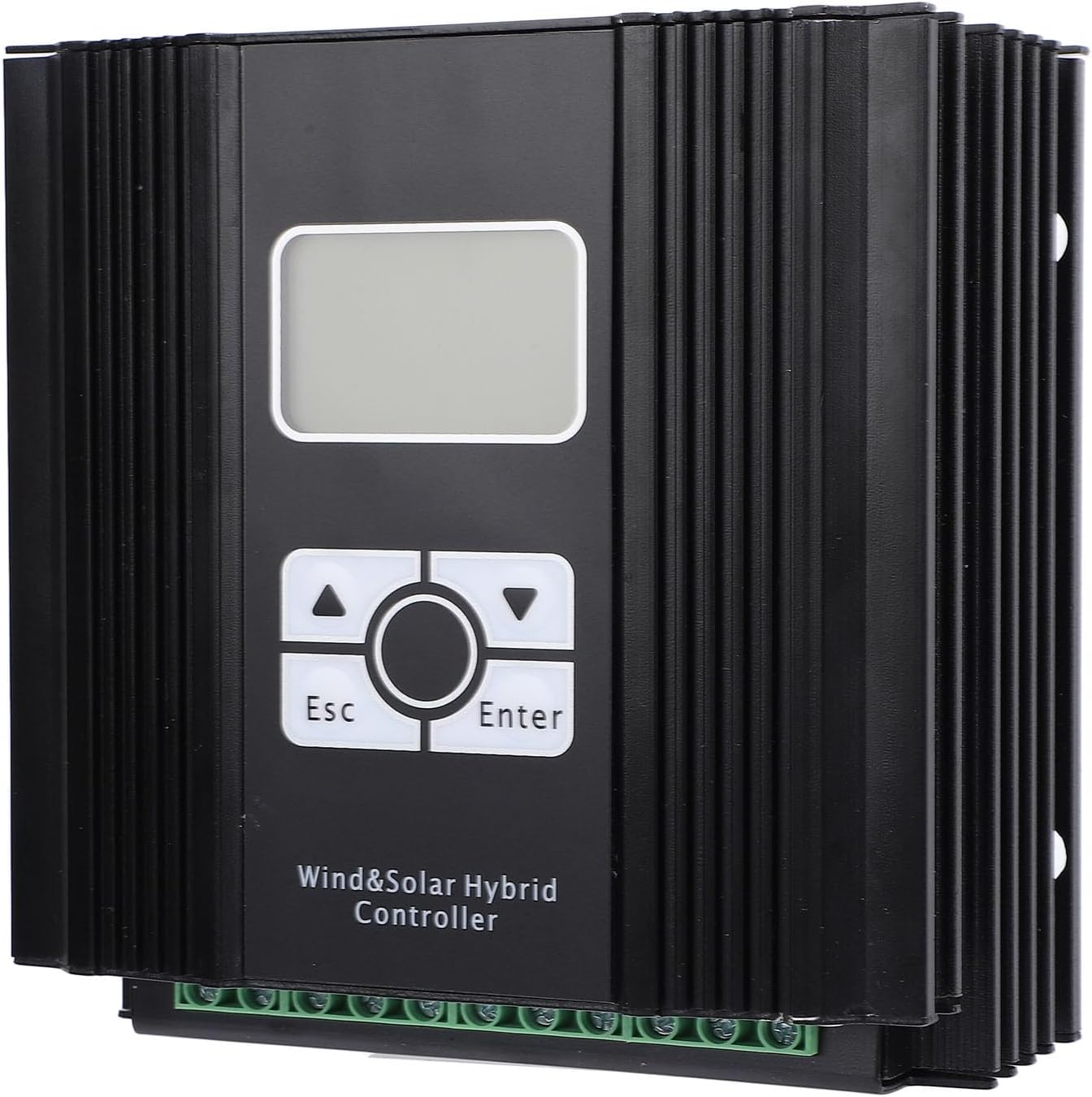 Wind Solar Hybrid Charge Controller 12V / 24V MPPT Technology LCD Display 1000W, 600W Fan - Intelligent Stability, Multi Layer Protection, Ideal for Home and Marine Use (600W Fan)