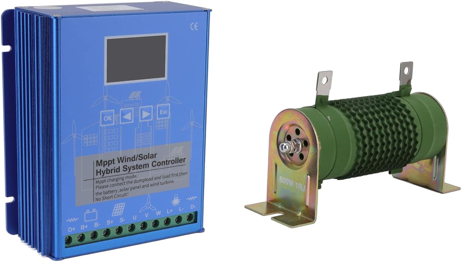 Respicefinem Mppt Wind Solar Controller 24v 48v LCD Screen Off Grid Generation Systems Gpi 48280 (GPI-48280)