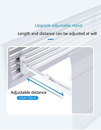 Air conditioning deflector Air Conditioner Wind Shield, Adjustable Air Conditioning Deflector Air Diverter Cover Anti Wind Baffles Anti Direct Blowing Windshield Wind Guide
