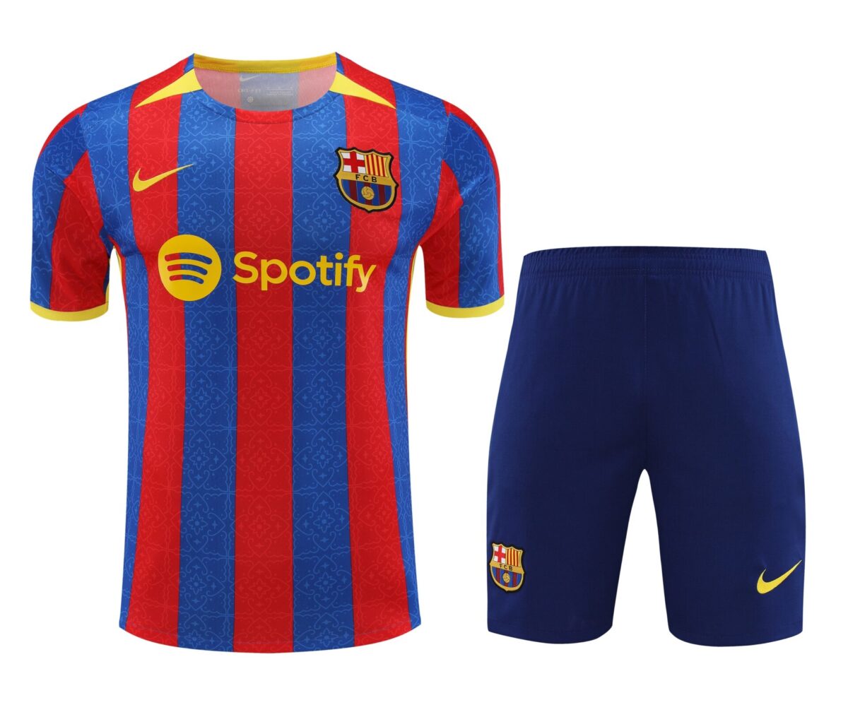 Conjunto de calentamiento FC Barcelona azul y rojo clásico - NewNow