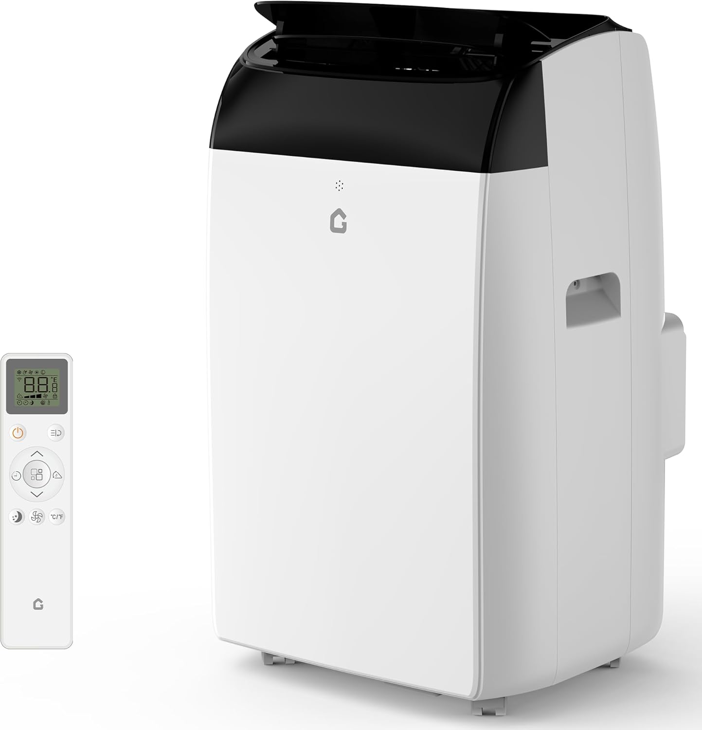 12,000 BTU Portable Air Conditioner, 3-In-1 Room Air Conditioner with Dehumidifier, Fan, Portable AC Unit for Rooms Cools Up to 550 Sq. Ft., Auto-Swing, Remote Control, Quiet Operation, 24-Hour Timer