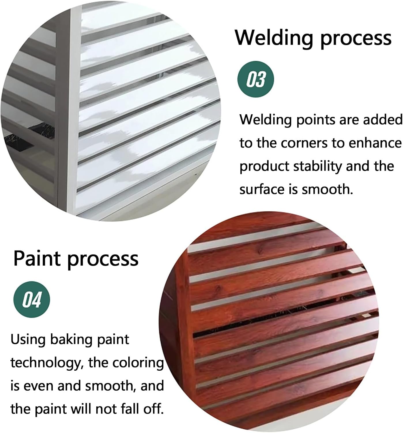 Outdoor Air Conditioner Cover For Outside Units, Window Aluminum Privacy Fence Panels, Trash Can Enclosure Flower Stand Decorative Air Conditioning Cover For Patio Lawn ( Color : Brown , Size : 2 3P