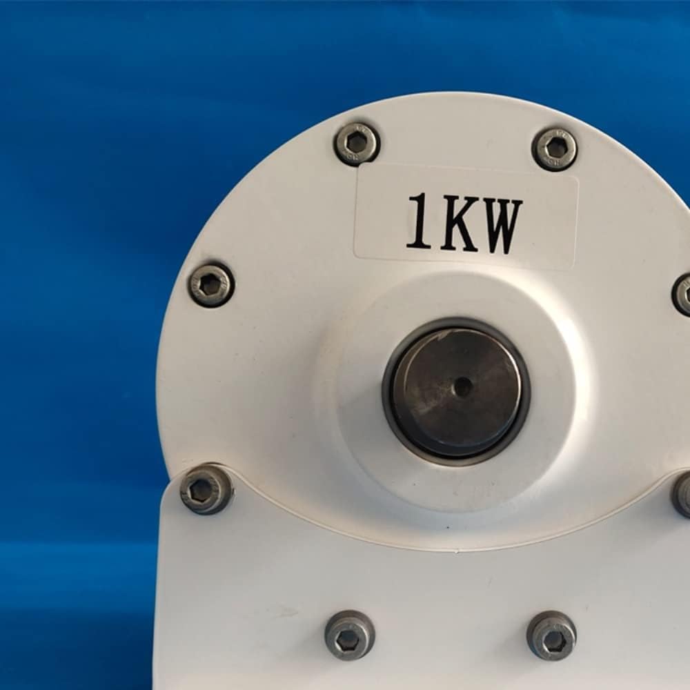 Wind Turbine, 1000W 2000W 3000W 4000W 5000W 10KW 3 Phase Gearless Permanent Magnet Generator 48V AC Alternator Wind Water Turbine(with Base,24V_5000W 200RPM)