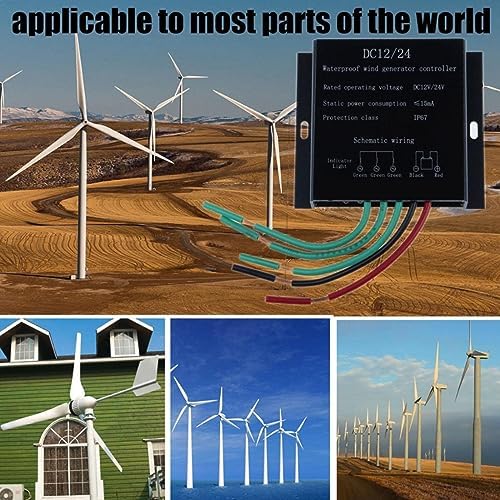 3000W MPPT Wind Charge Controller, Waterproof 12V-48V DC for Wind Turbine Generator, Ideal for 0-3000W Systems, Efficient Renewable Energy Solution