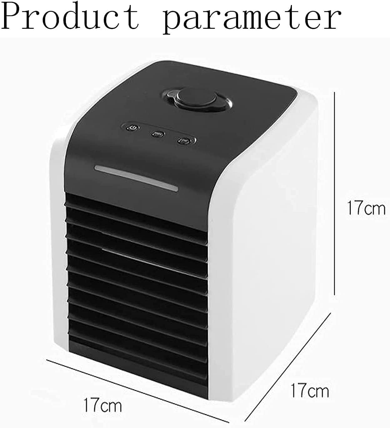Personal Air Cooler, Small Desktop Cooling Fan, Personal Table Air Conditioner Fan for Home, Bedroom Room, Office, Dorm, Car, Camping