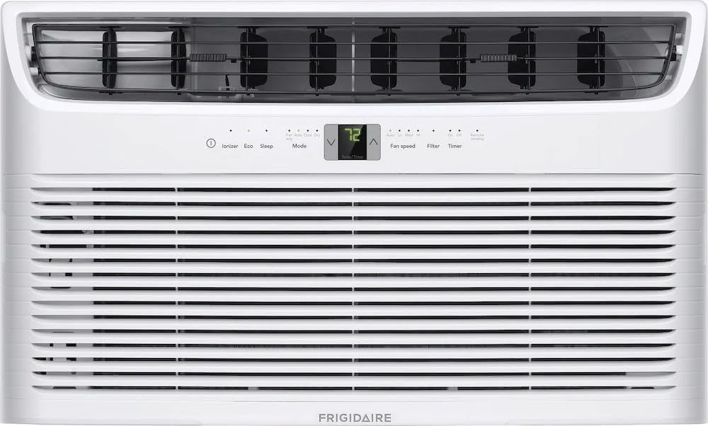 Frigidaire Through-the-Wall Room Air Conditioner, Remote Control, Washable Filter, Timer & Sleep Mode, 115/120V, White (8,000 BTU)