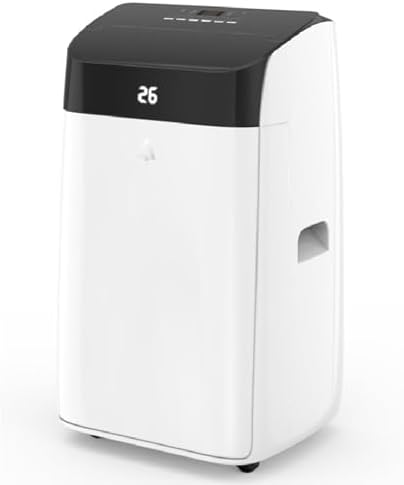 14000 BTU Portable Air Conditioner,3-in-1 Cooling Unit With Fan,Fehumidifier, And Refrigeration Functions, Featuring 3 Speed Settings, Energy Efficiency, Low Noise Operation, and Timer.