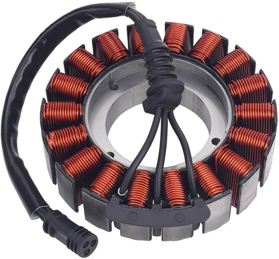 Motorcycle Generator Stator Coil Compatible with FLTRU FLHR FLRT FLHTCUTG FLTRX FLHX FXBR FXLR FXBRS FLDE FLSL FLHC FLSB Universal Fit Aftermarket Replacement Part Number 29900042