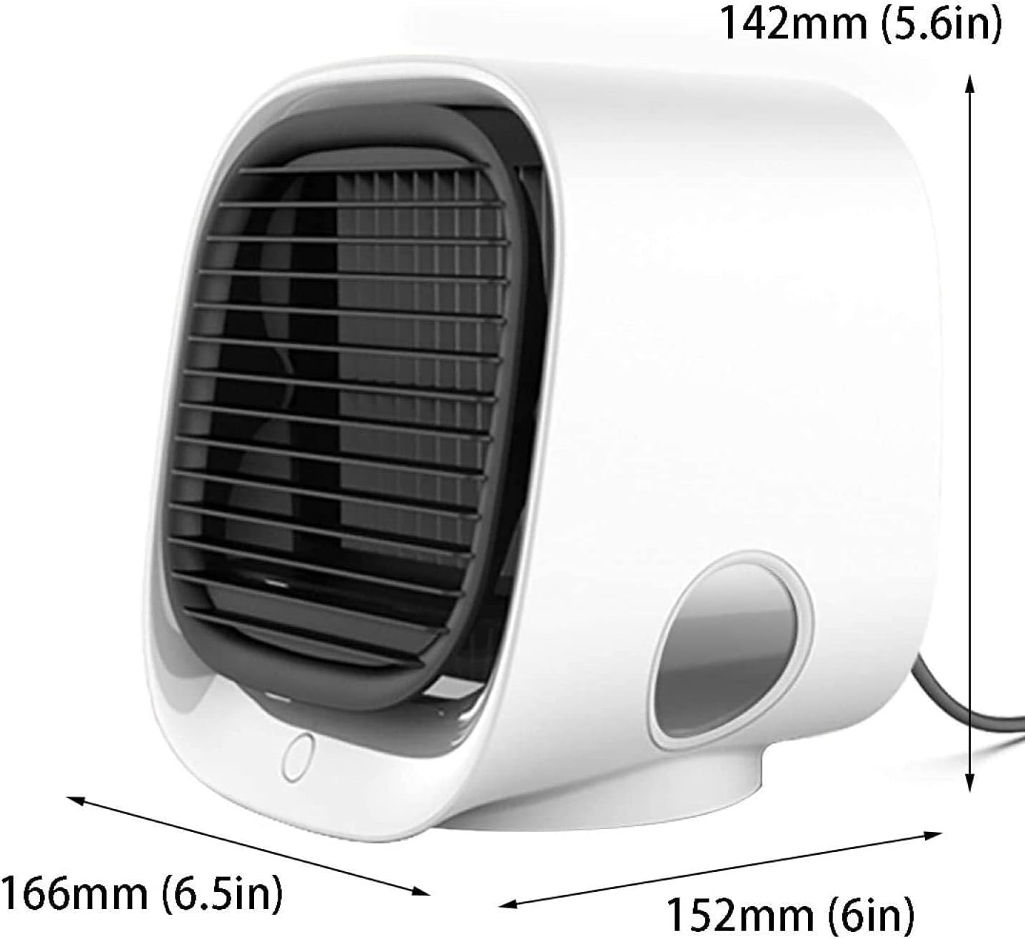 Mini Portable Air Conditioner,Home Air Conditioning Humidifier Purifier USB Desktop Air Cooler Fan for Office Room