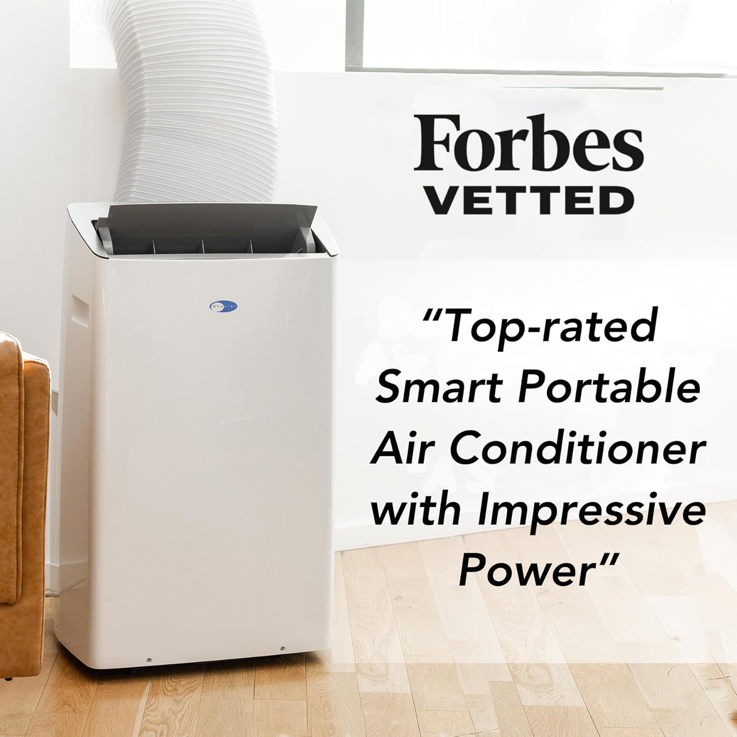 Whynter ARC-1230WN 14,000 BTU (12,000 BTU SACC) NEX Inverter Dual Hose Cooling Portable Air Conditioner, Dehumidifier, and Fan with Smart Wi-Fi, Up to 600 sq ft in White