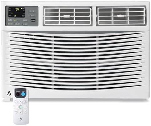 8000 BTU Window Air Conditioner, Smart Window Ac Unit, Cools Up to 350 Sq. Ft, 3 Cooling & Fan Speeds, Window Unit Air Conditioner Perfect for Bedroom, Living Room, Home Office,Energy Efficient