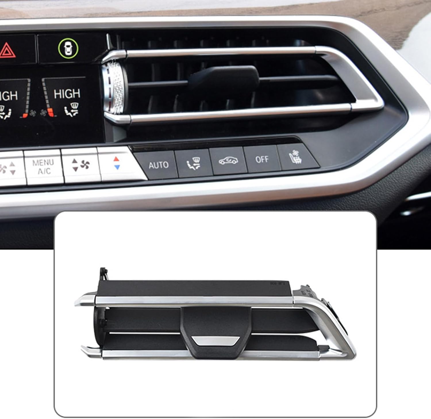 1Set Left Front Air Vent Outlet Grilles Clip For G06 G07Car Central Air Conditioner Slide Repair 64119458543 Vent Grilles