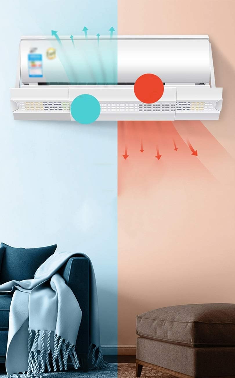 Retractable Air Conditioner Deflector, 180° Rotation Anti Direct Blowing Baffles, Universal Air Conditioner Cover