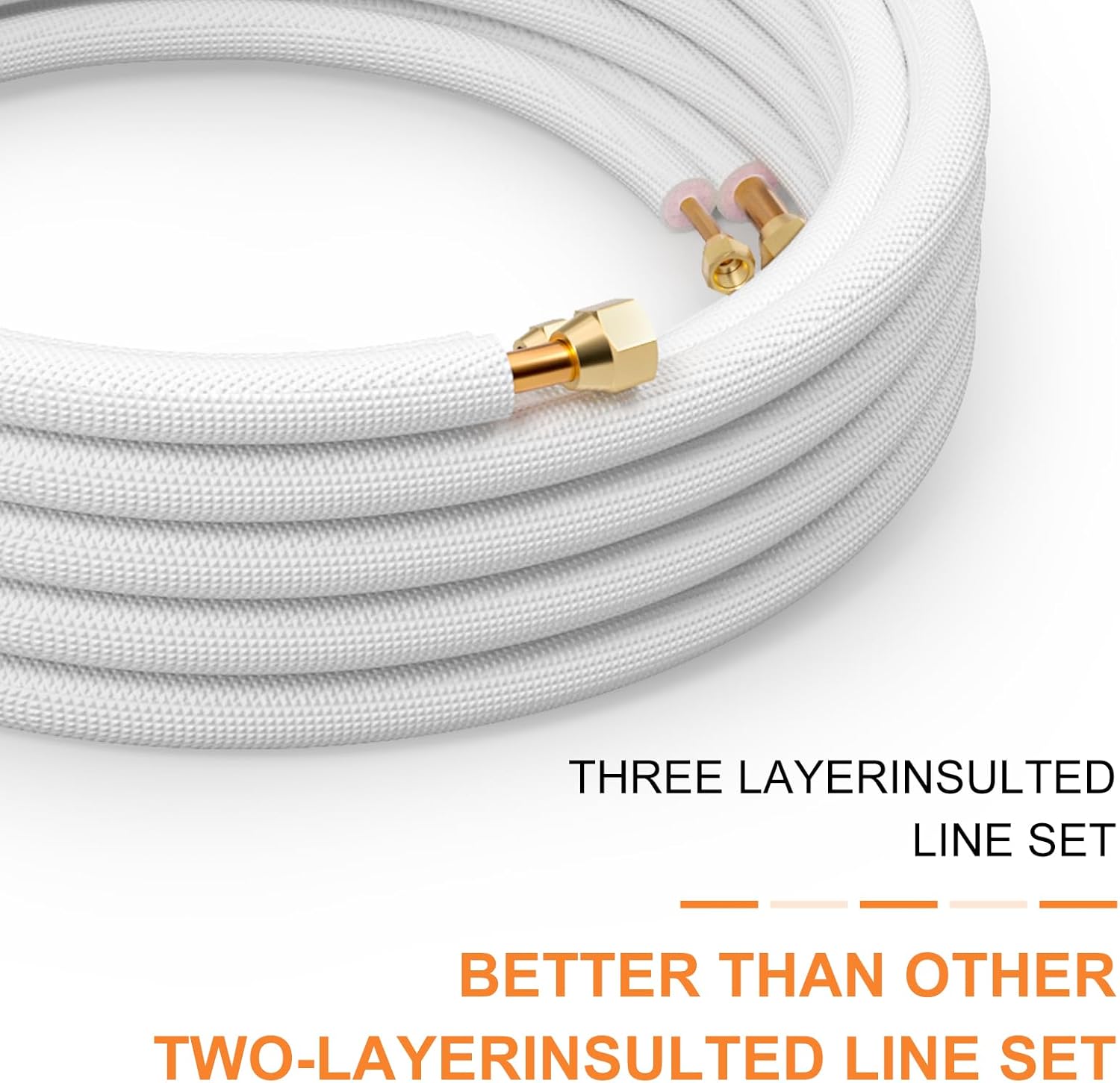 GASHER 50ft Mini Split Line Set 1/4