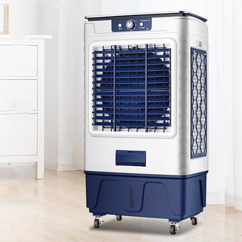 Evaporative Air Cooler, 4-in-1 Swamp Cooler Air Conditioner, 3 Speeds Indoor Use, Portable Windowless AC for Bedroom Home Office